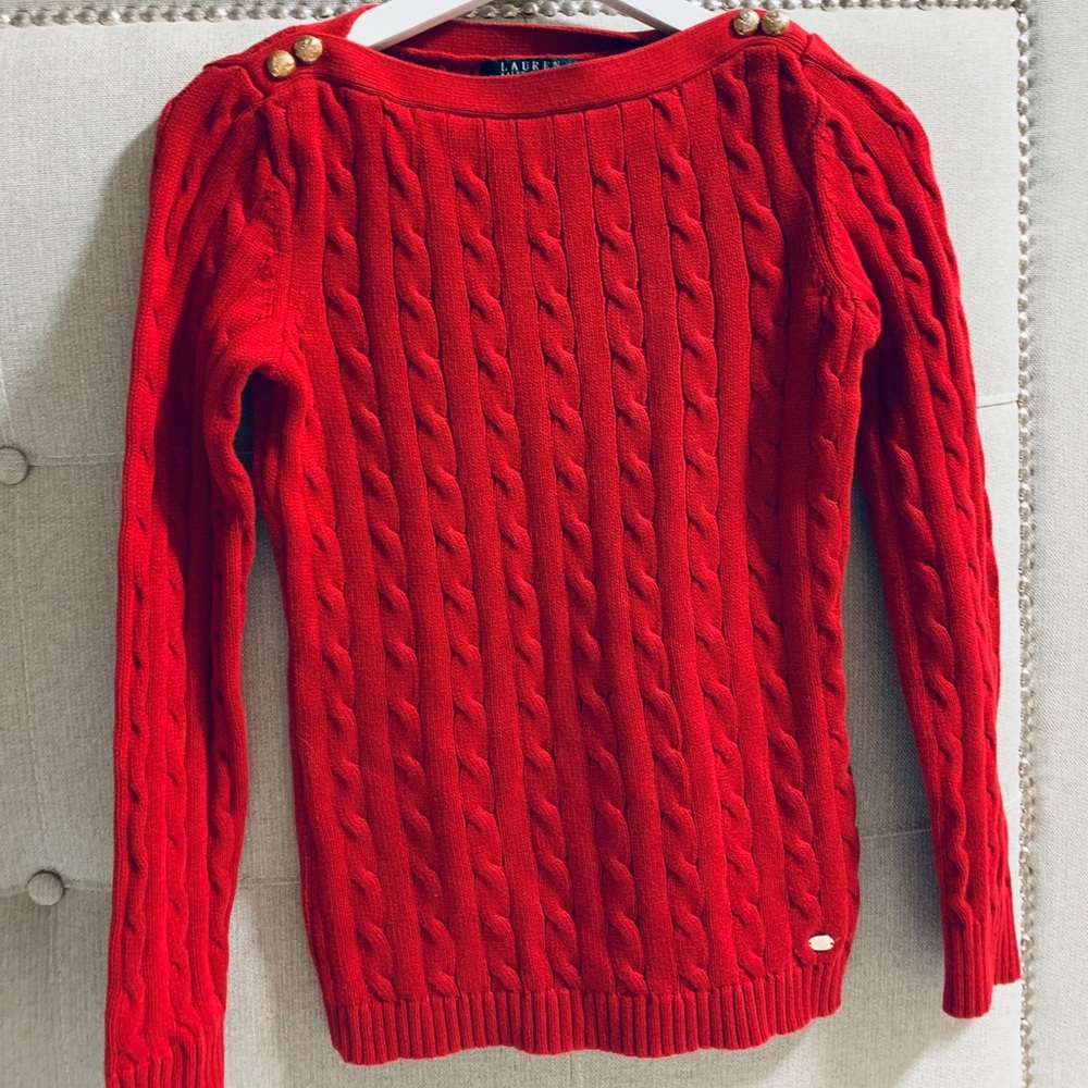 Ralph Lauren red sweater